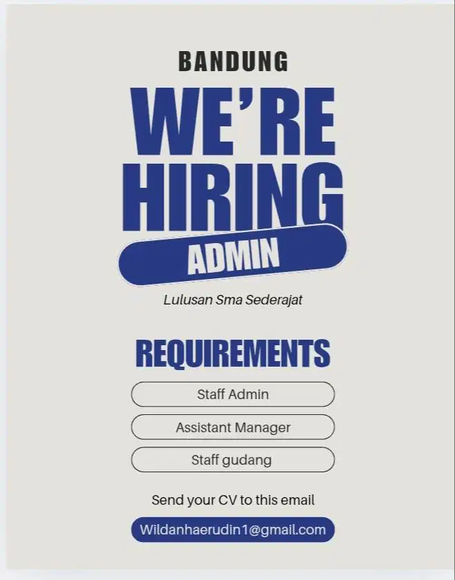 Info Loker Bandung 2025 Oktober