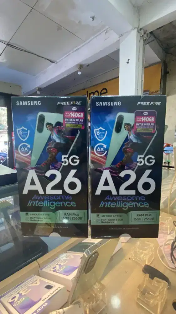 Redy Samsung galaxy A26 5G 8/256 NEW Garansi resmi 1thn