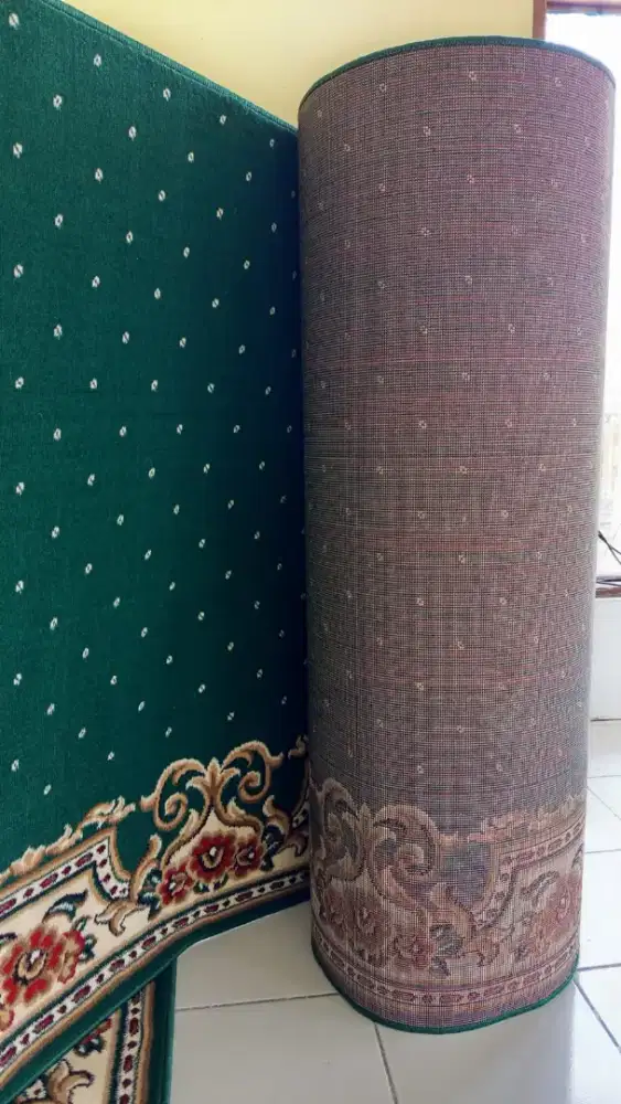 Tersedia Karpet sajadah Masjid import pembelian menyesuaikan kebutuhan