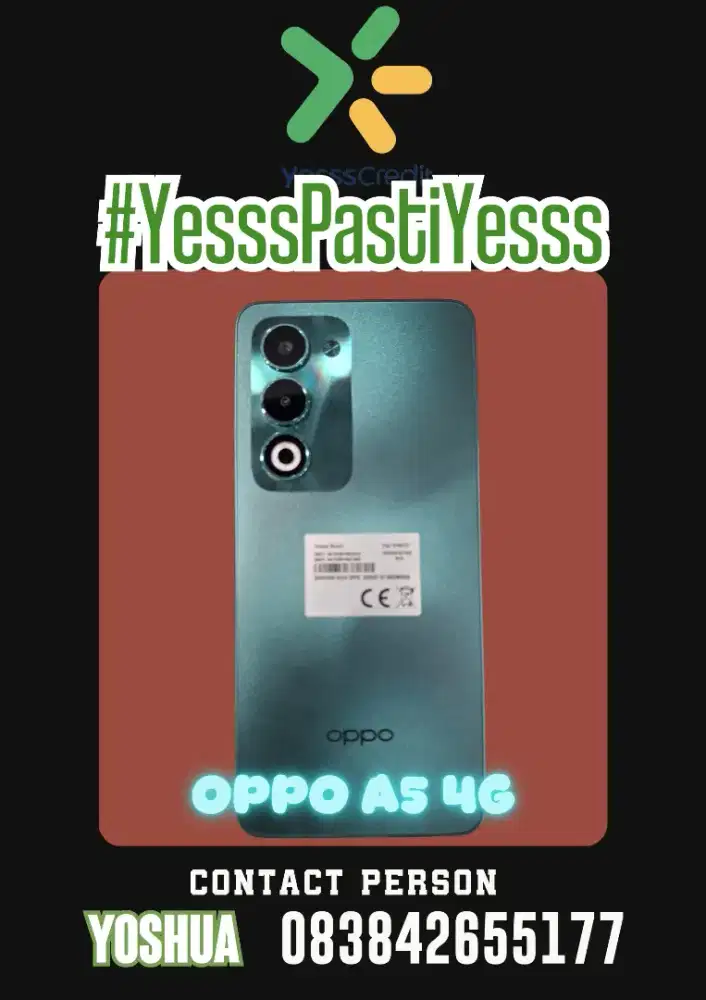 Jual Cash ato Kredit Oppo A5 4G. Tanpa DP dan Promo bunga 0