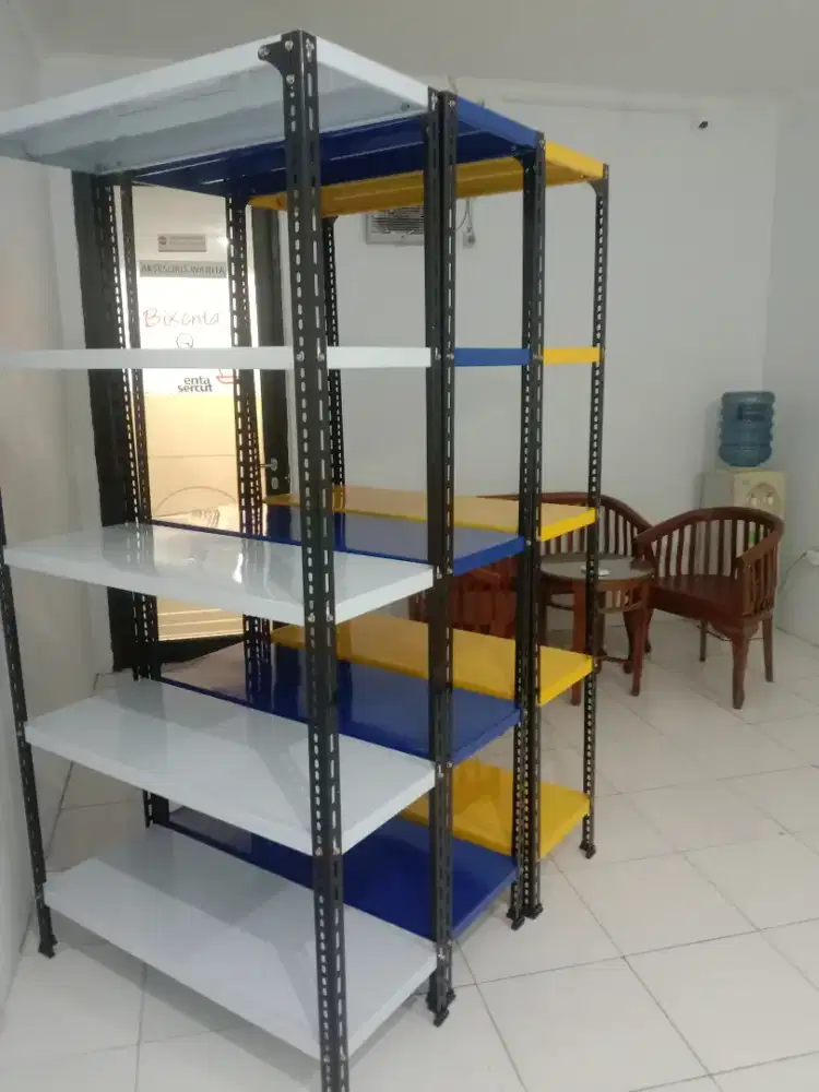 RAK BESI SIKU LUBANG SIAP KIRIM DAN COD