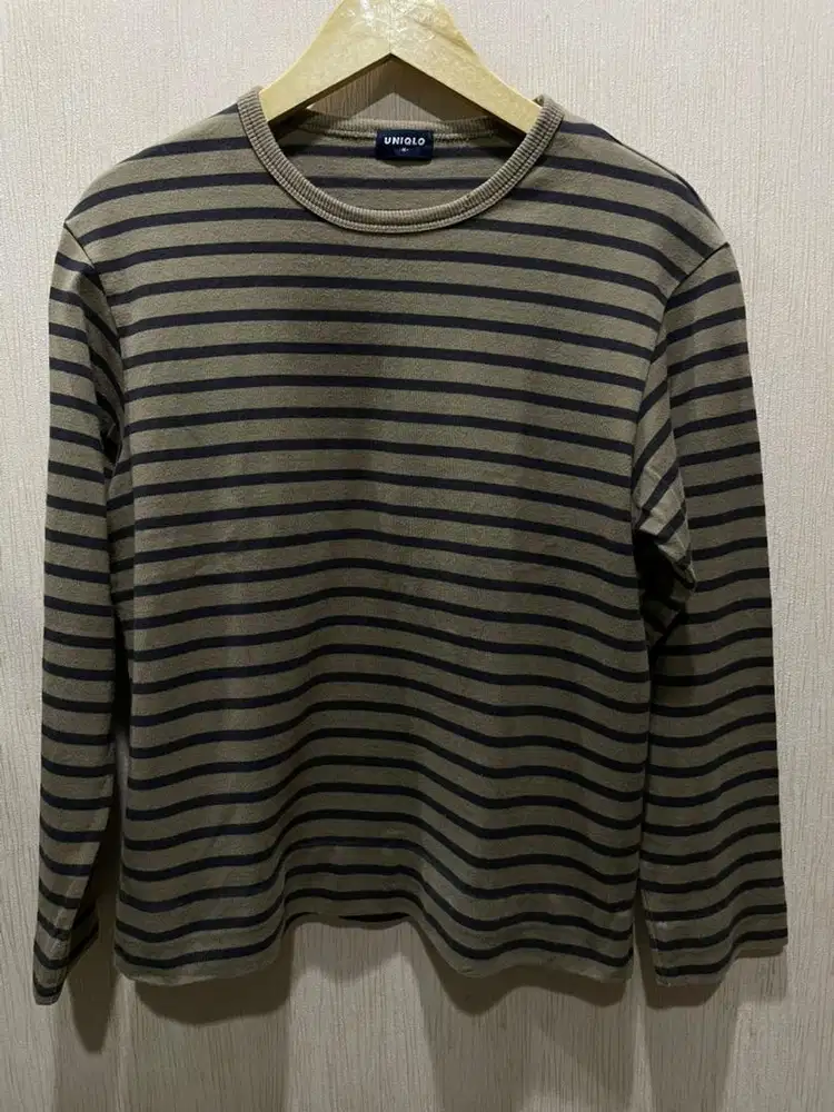 Baju Lengan Panjang Stripe Uniqlo