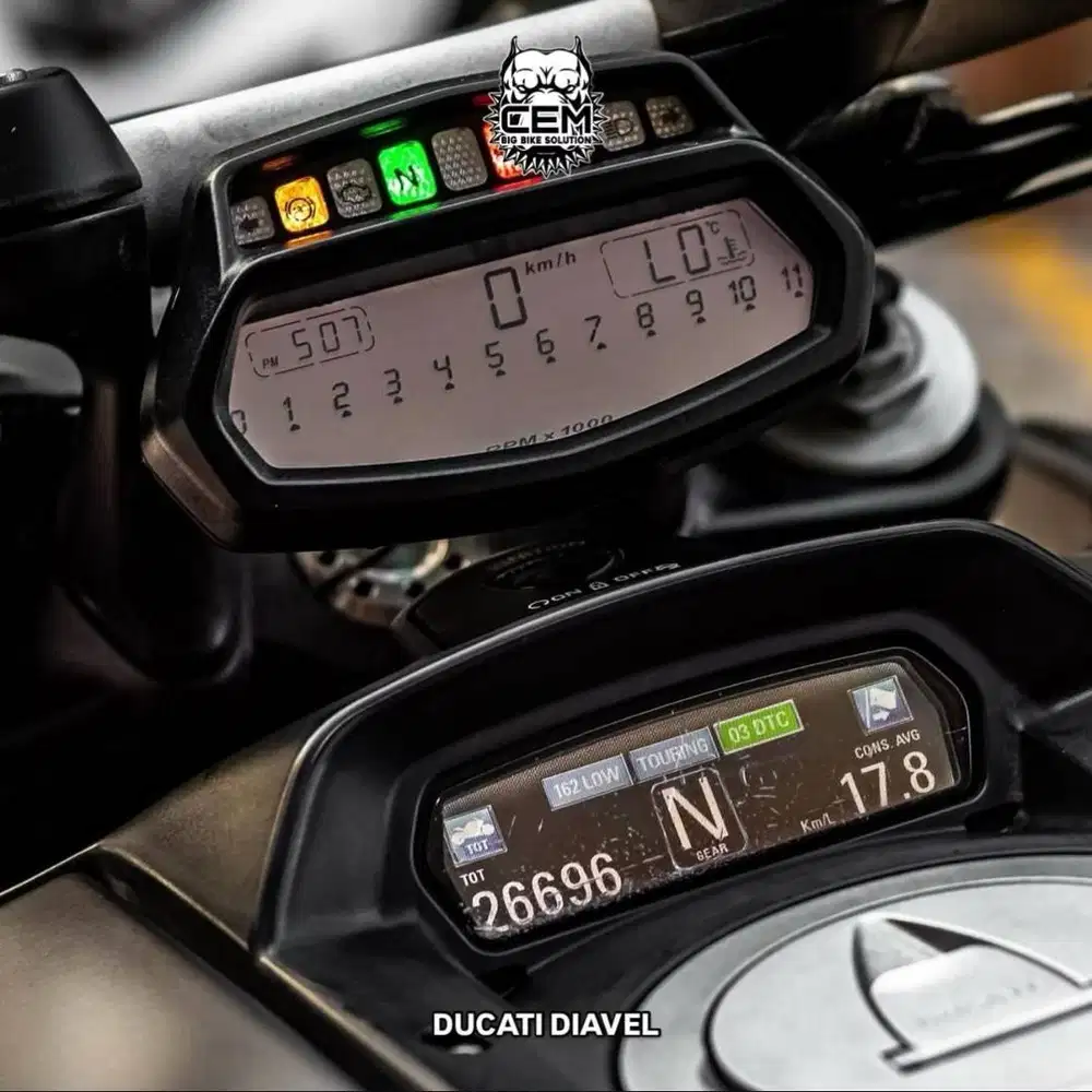 DUCATI DARK DIAVEL FACELIFT NIK 2015 LIMITED MODIFAN SIAP RIDING