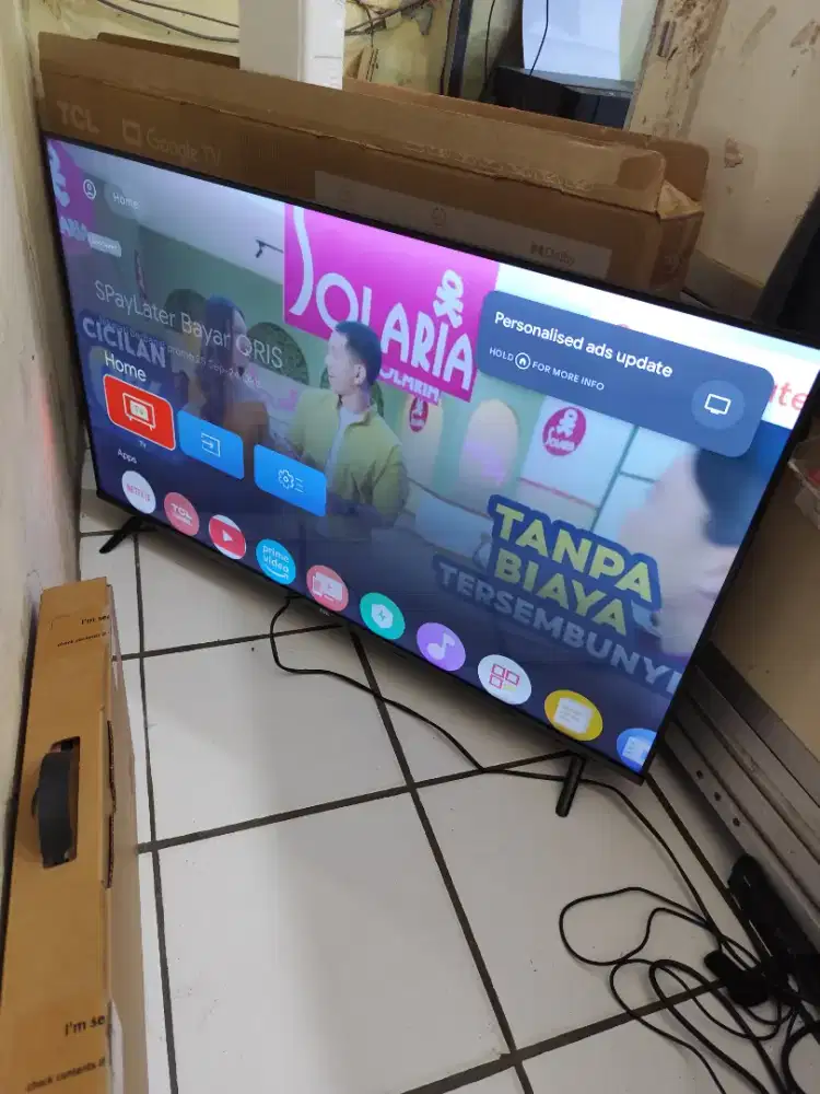 Tv TCL 43inch smart 4k UHD