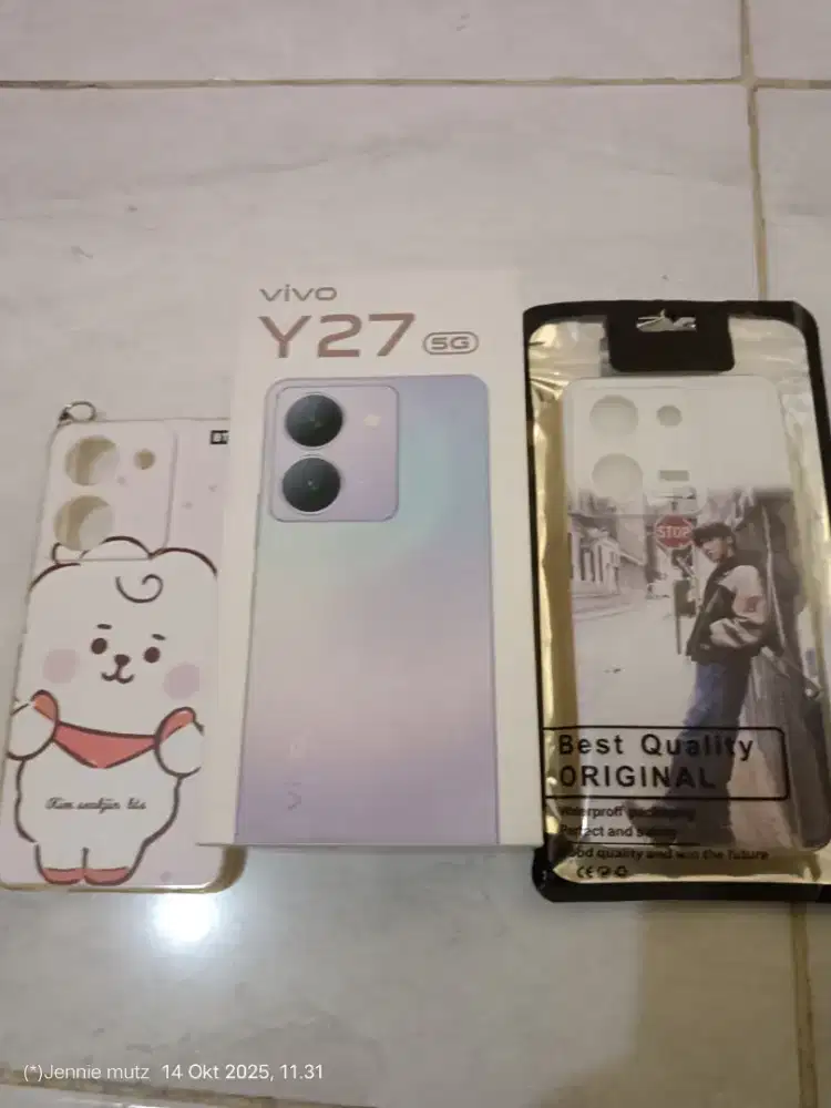 Dijual hp vivo y27 5G 99 persen masih bagus body mulus  pemakaian