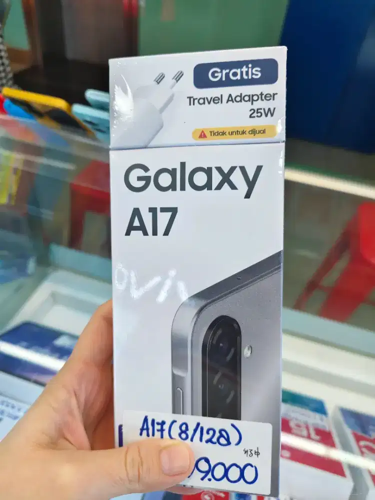 HP SAMSUNG A17 ram 16/128GB BARU, Free CHARGER, Grn Resmi nasional