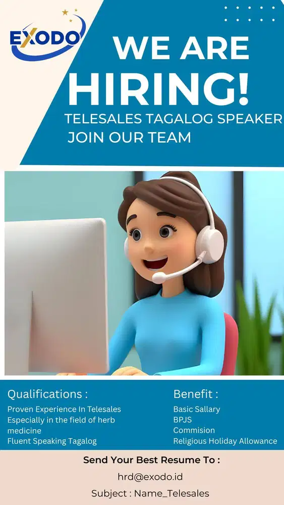 Telesales Tagalog Speaker