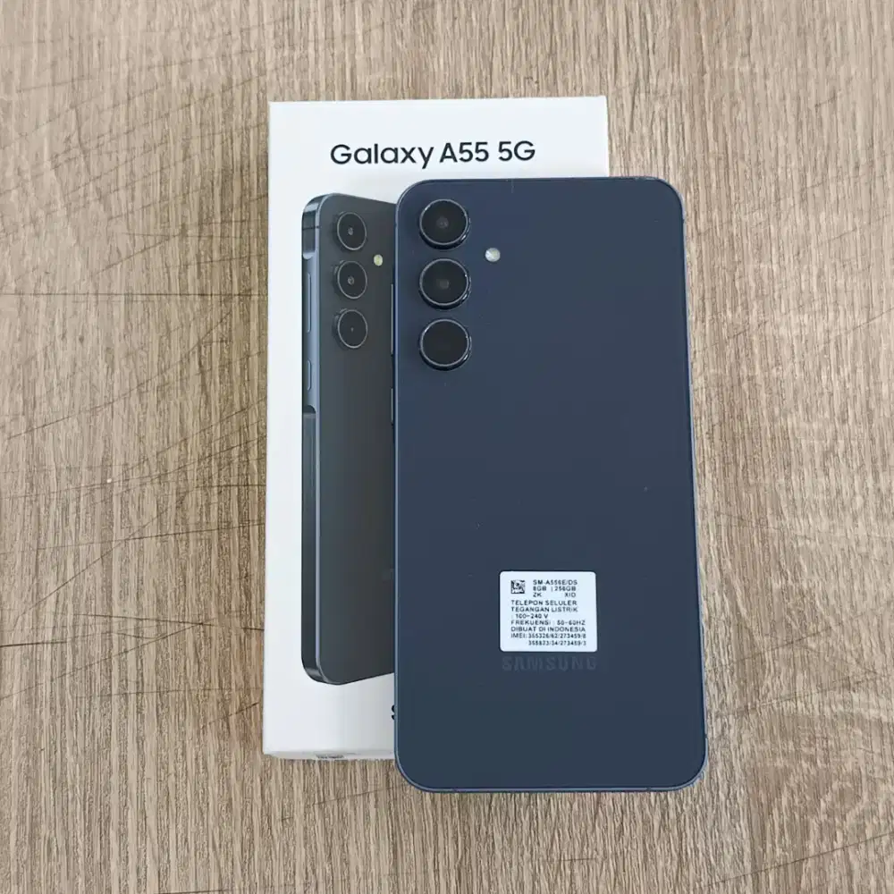 Samsung A55 5G ram16gb (8+8) memori 256gb garansi resmi termurah.
