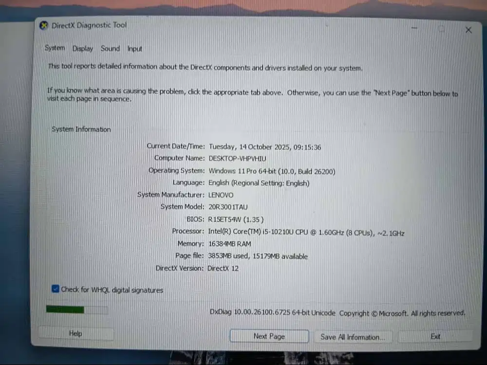 Lenovo Thinkpad L13 Intel Core i5 Gen 10 Ram 16 GB SSD 256 GB
