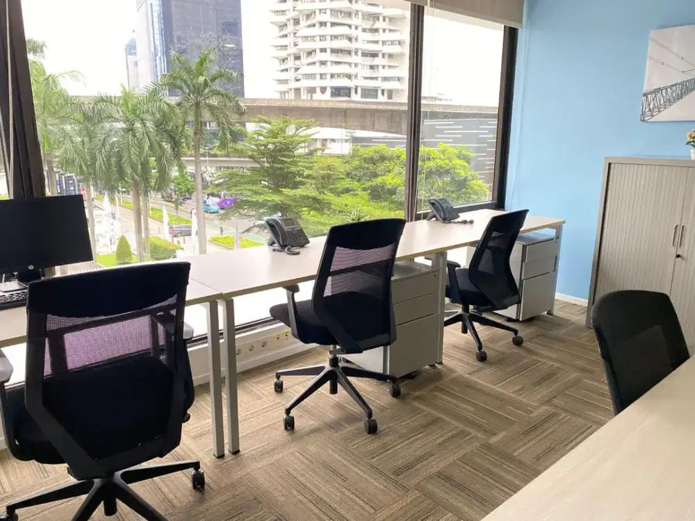 Sewa Kantor Fully Furnished 2 Pax di WTC 5 Sudirman Dekat MRT dan Transjakarta