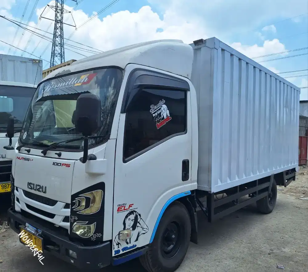 Isuzu Elf GIGa 4ban Long NLR Lx Long BoxBesi Long 4.3m Bio Solar Turbo