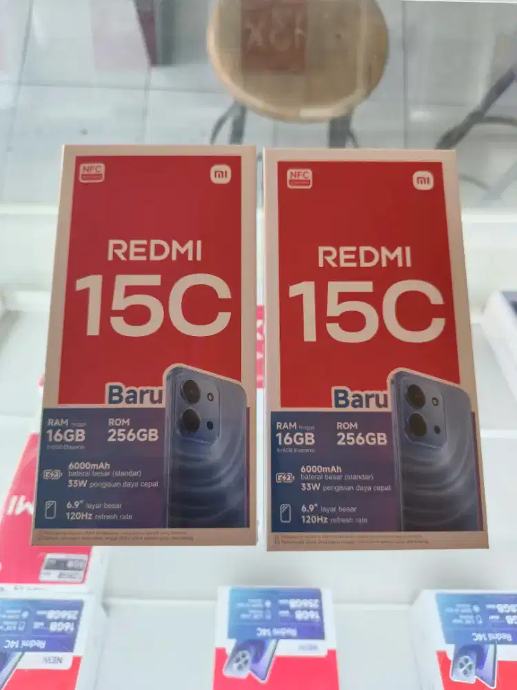 Redmi 15C NFC 8/256 New garansi resmi TAM 15 bulan