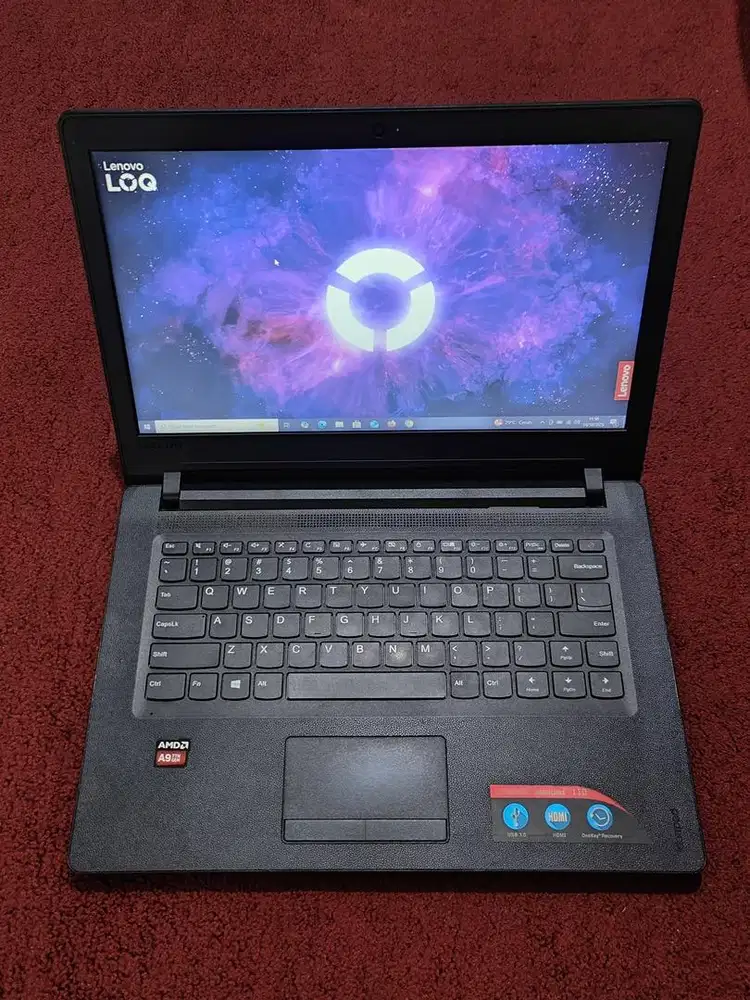 Lenovo Ideapad 110 AMD A9-9400 / 4Gb / SSD 128GB / Layar 14 Normal