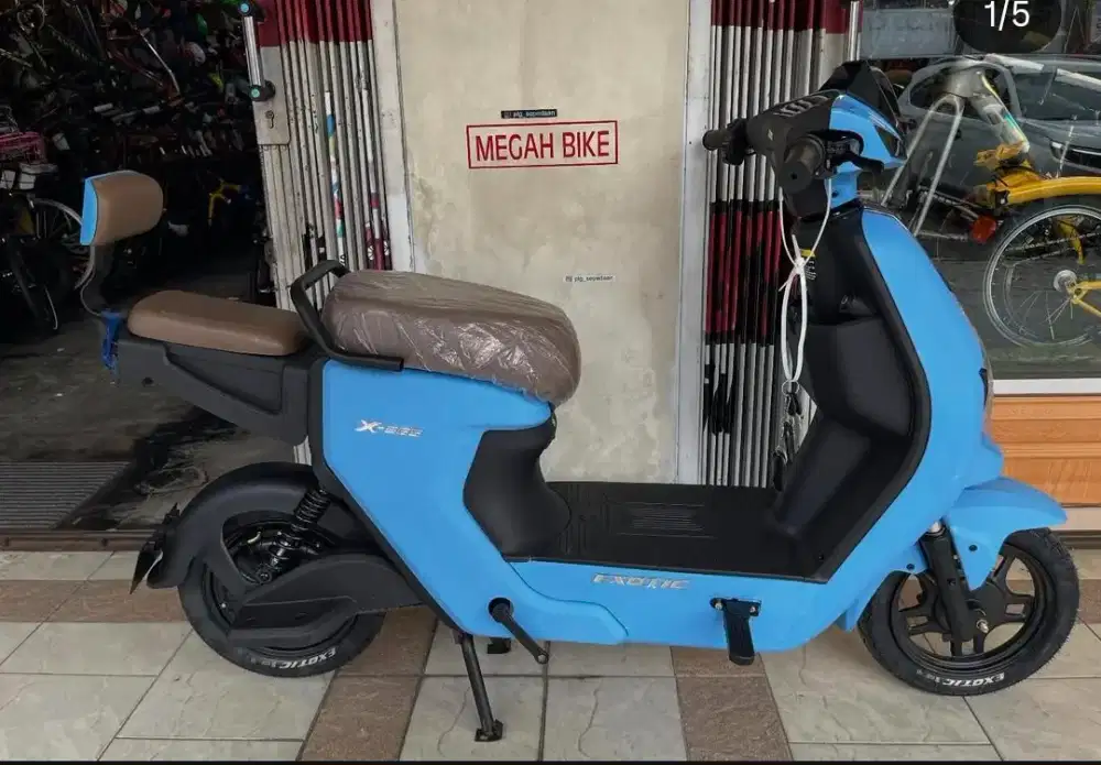 SEPEDA LISTRIK EXOTIC X-665 PROMO CREDIT FRE 1KALI CICILAN