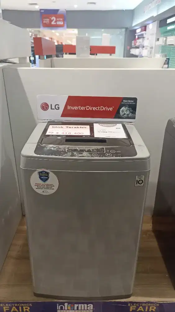 LG Mesin Cuci Top Loading 8KG