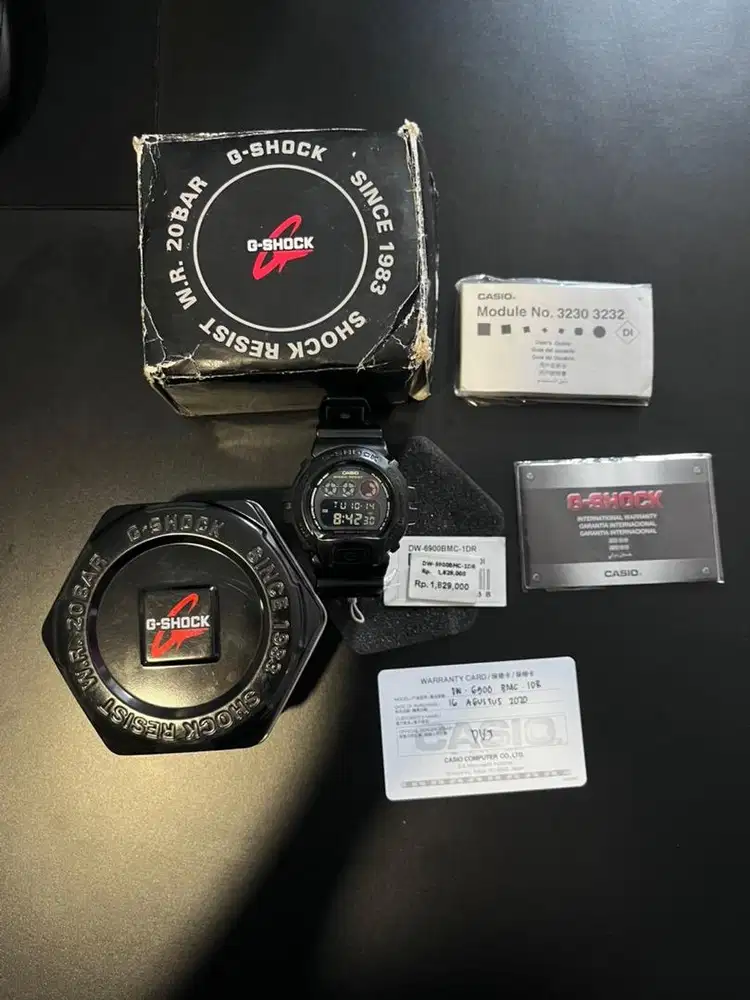 Casio G-Shock Dw-6900BMC / G Shock dw6900bmc / Gshock dw6900 fullset