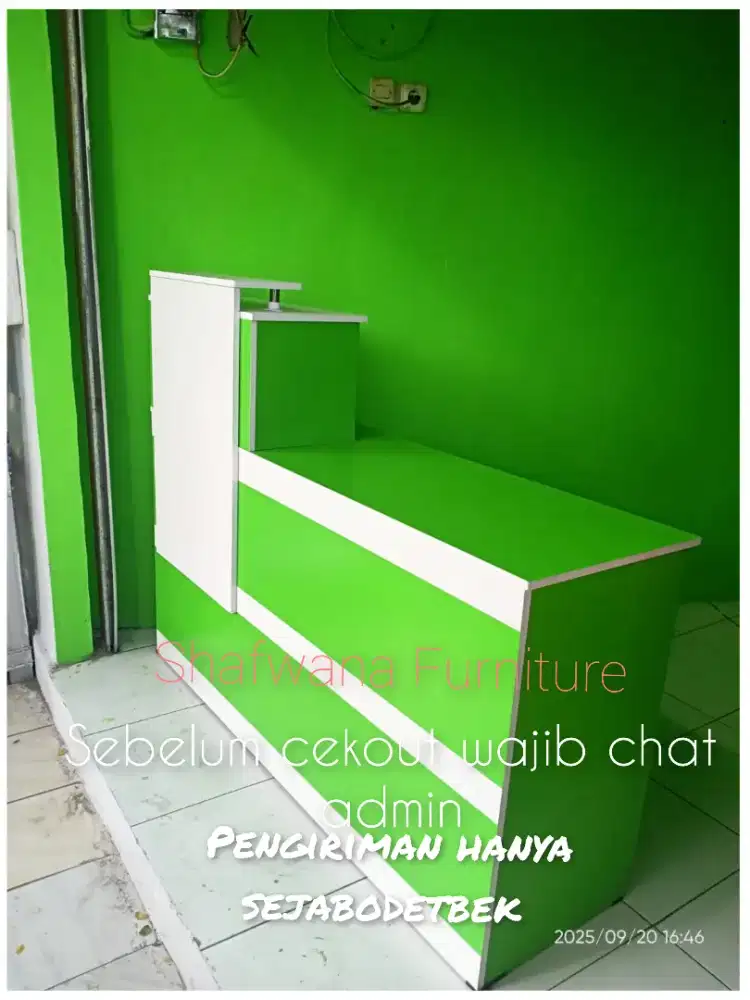 Meja kasir toko meja usaha laundry