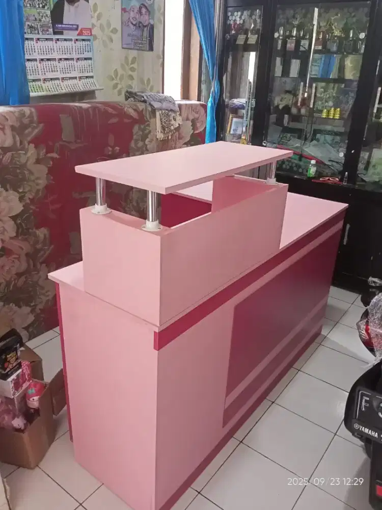 Meja kasir resepsionis meja toko meja klinik
