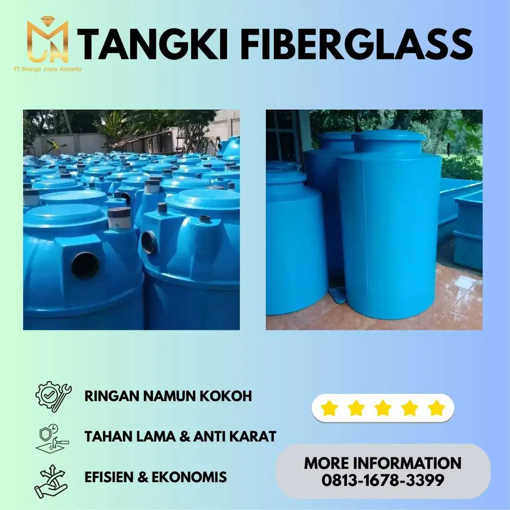 BEST CHOICE Tangki STP Fiberglass di Bekasi
