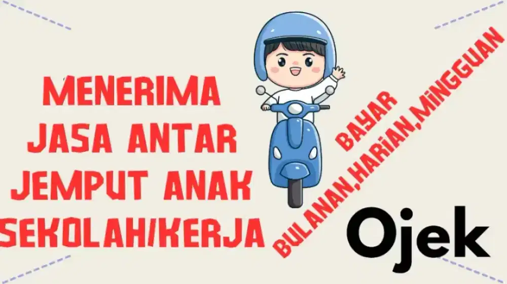 Menerima jasa antar jemput anak sekolah