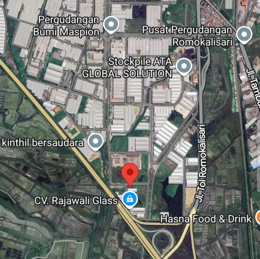 Disewakan tanah di bumi maspion romokalisari surabaya barat