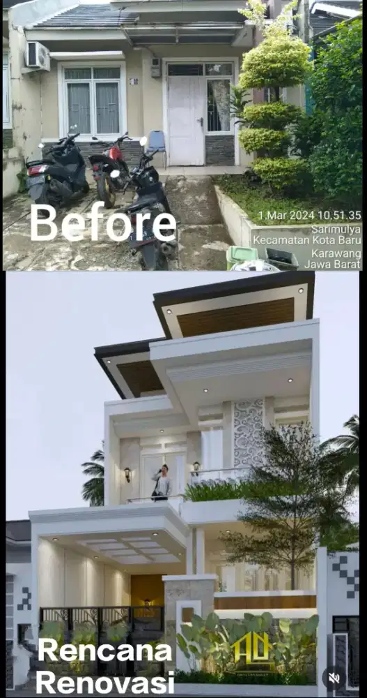 Takover Rumah type luas bangunan  36+12=48m2, luas Tanah 72 m2