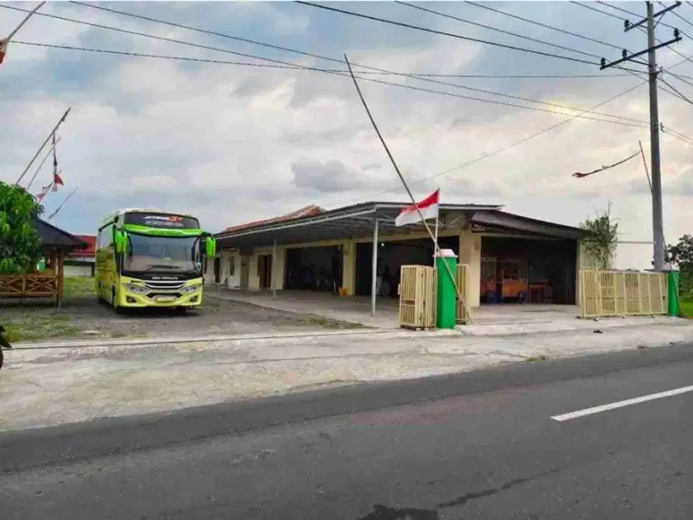 Resto Luas dgn Gazebo, R. Meeting Bonus Kolam Renang di Polanharjo Klaten