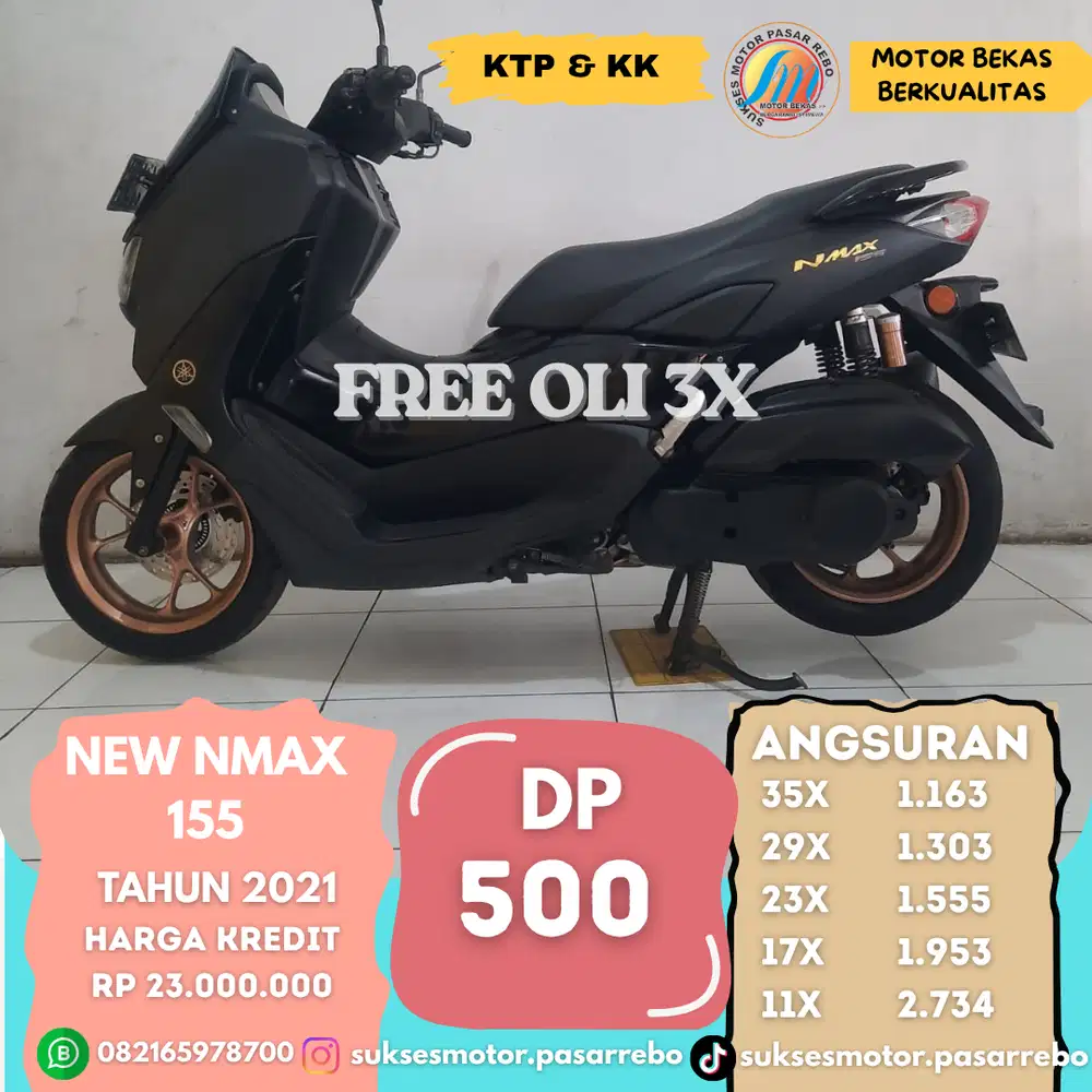 YAMAHA NEW NMAX TAHUN 2021 BISA CASH KREDIT ATAU TUKAR TAMBAH