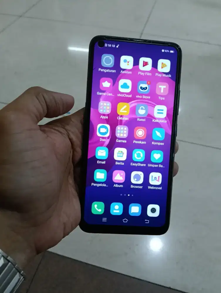 Jual HP Vivo Z1 Pro
Spesifikasi:
- Jaringan: 4G LTE
 ram 4/64GB
