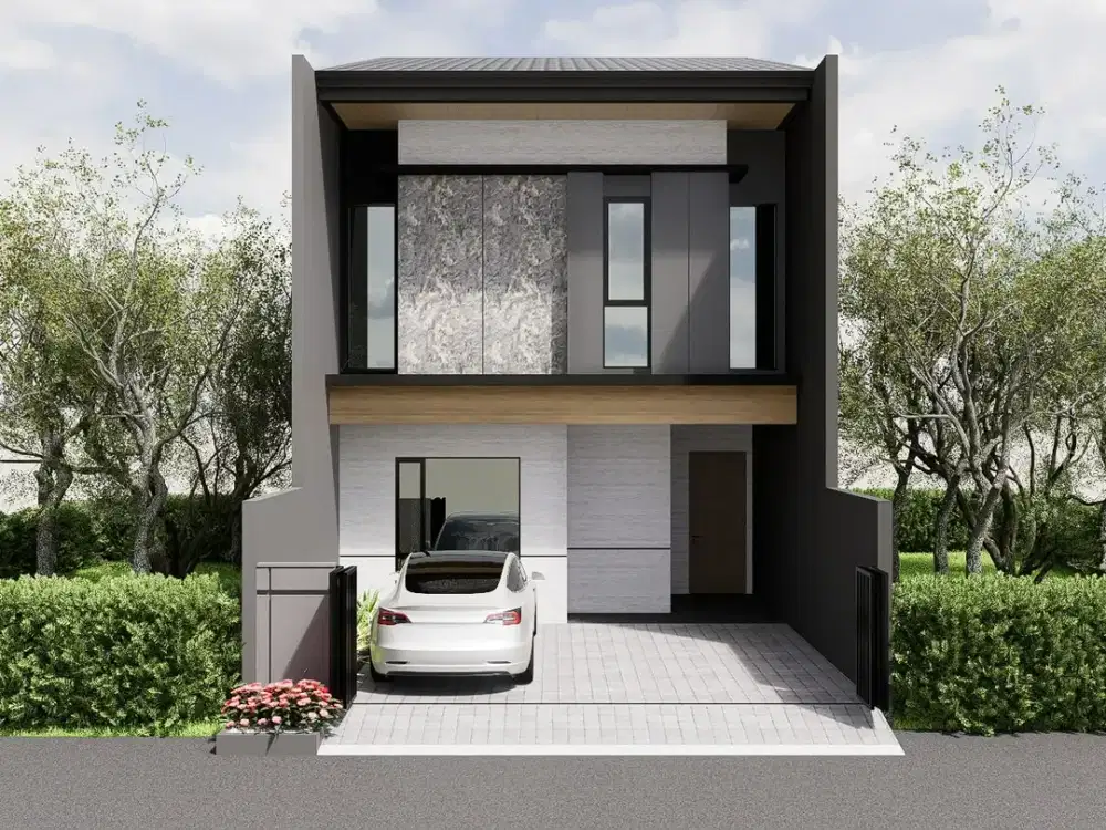 Dijual Rumah Baru 2 Lantai Unfurnish di Cluster Mekarwangi