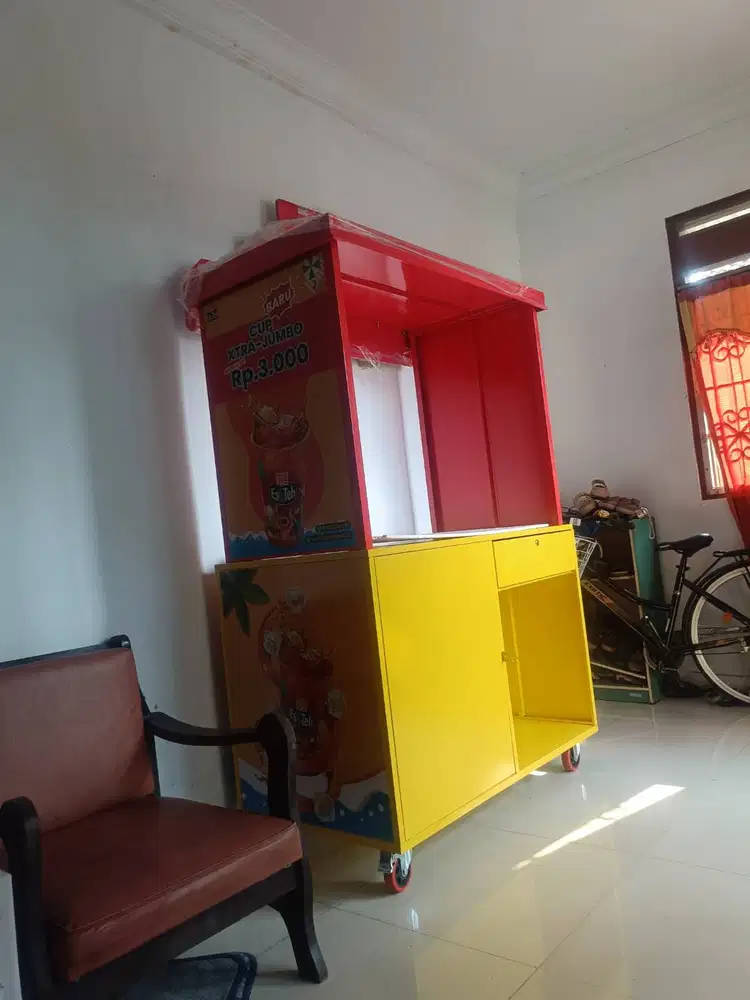 Jual Gerobak Usaha Es Teh Poci