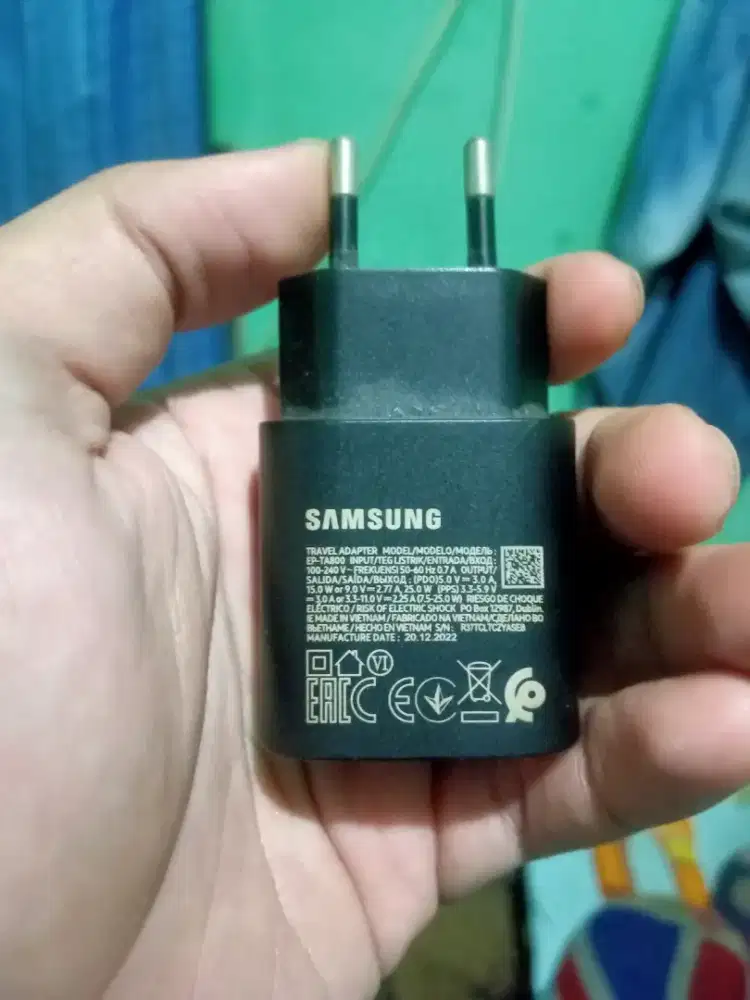 Adaptor Samsung Super Fast Charging 25W Wall Charger type C to C