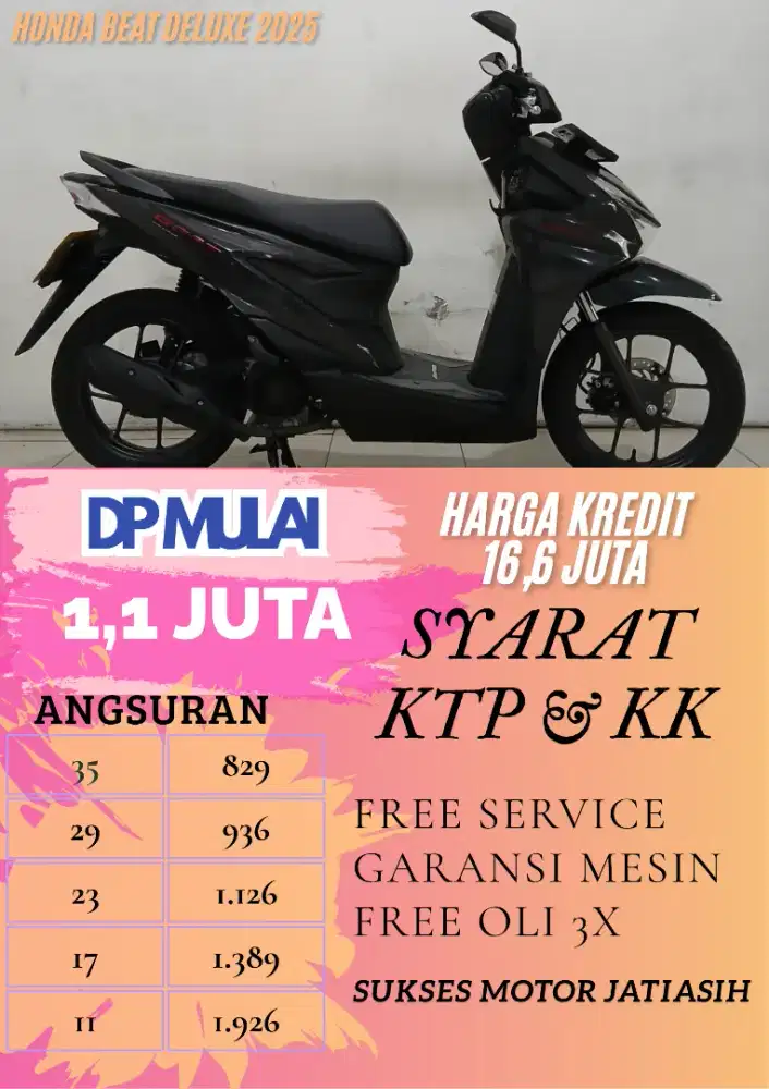 HONDA BEAT DELUXE ISS 2025