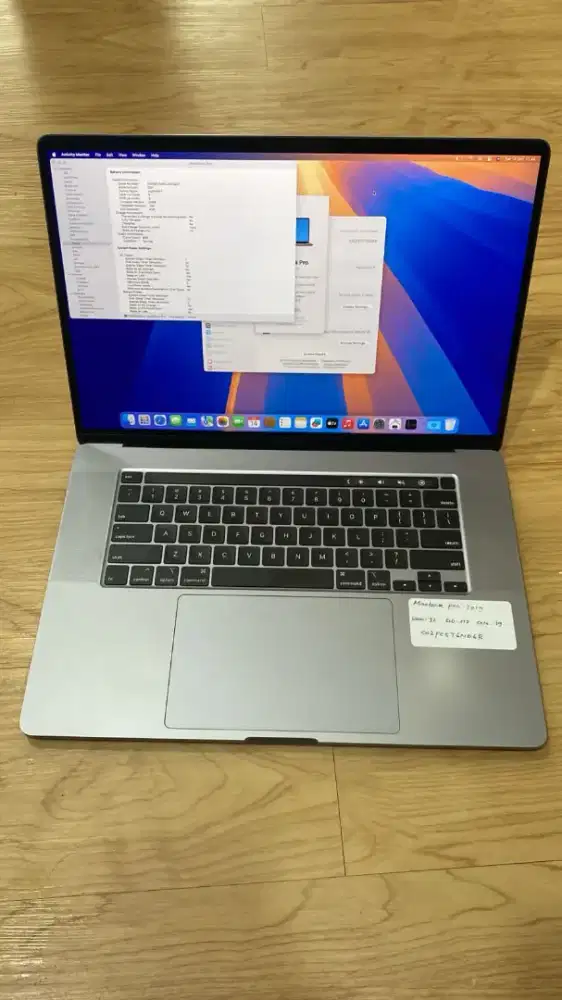 MacBook Pro (16-inch) 2019_ i9 Ram_ 32/512