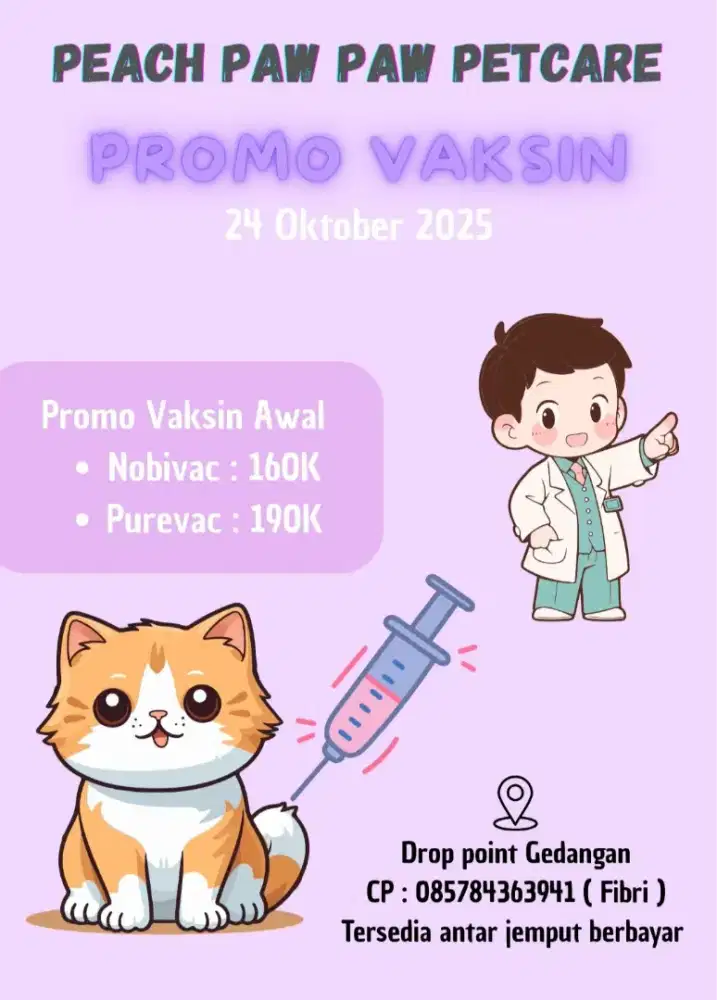 PROMO VAKSINASI KUCING