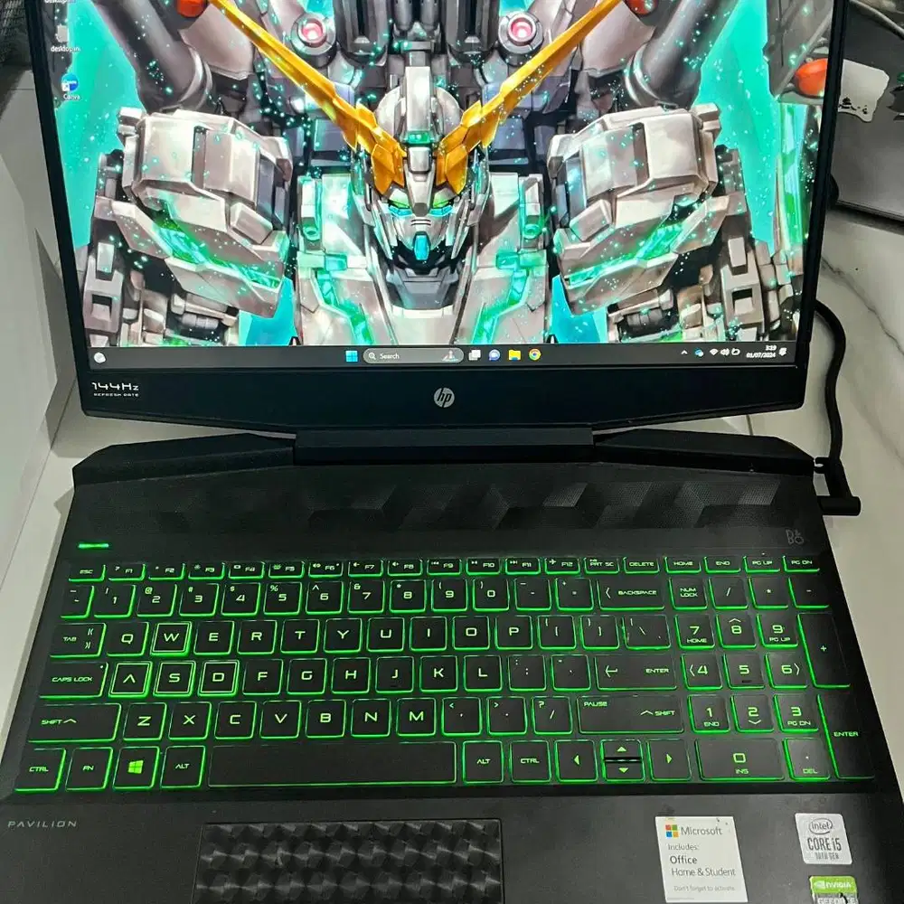 HP Pavilion Gaming 15 dk-1064TX i5-10300H RTX2060 RAM 16GB SSD 512+128