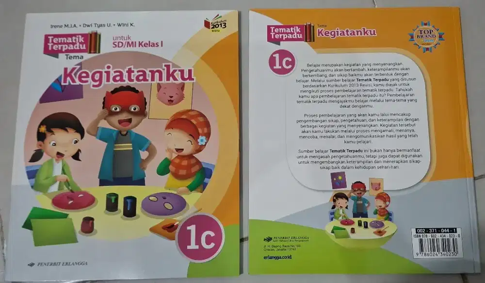 Tematik Terpadu Kelas 1 Tema : Kegiatanku (1C)