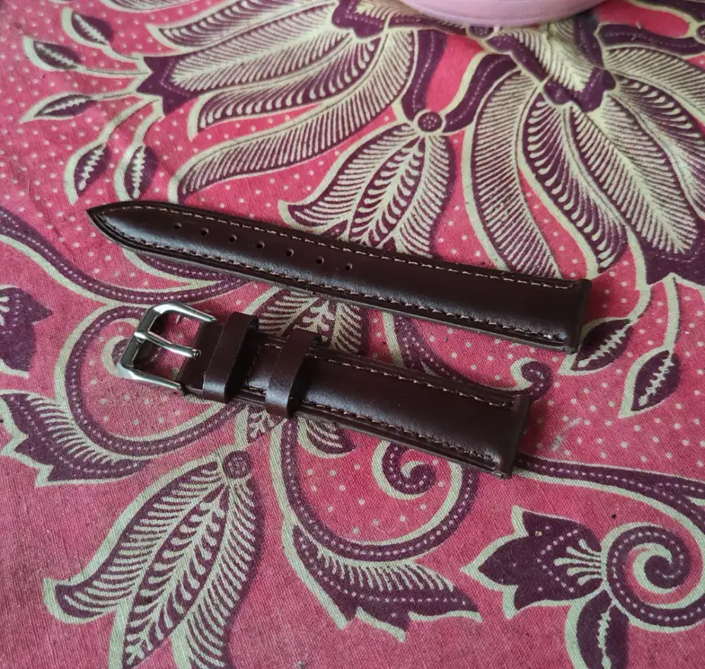 Tali Jam Tangan Kulit Time King 18mm Leather Strap