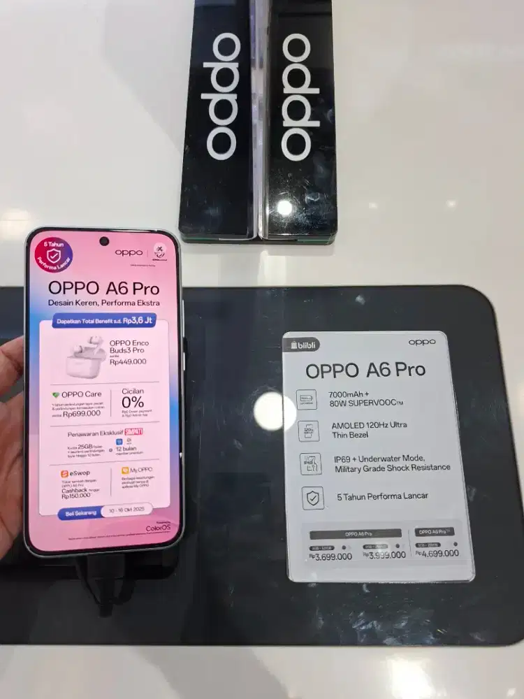Promo OPPO A6 Pro, Bisa Cicilan Tanpa Dp, Proses 3 menit
