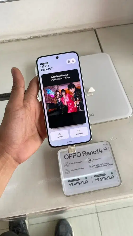 OPPO RENO 14 5G cicilan ringan tanpa kartu kredit