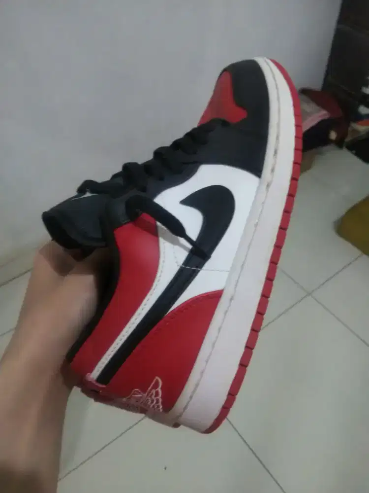 Nike air Jordan low red merah hitam