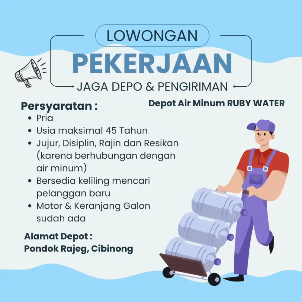 antar jemput Depot air isi ulang