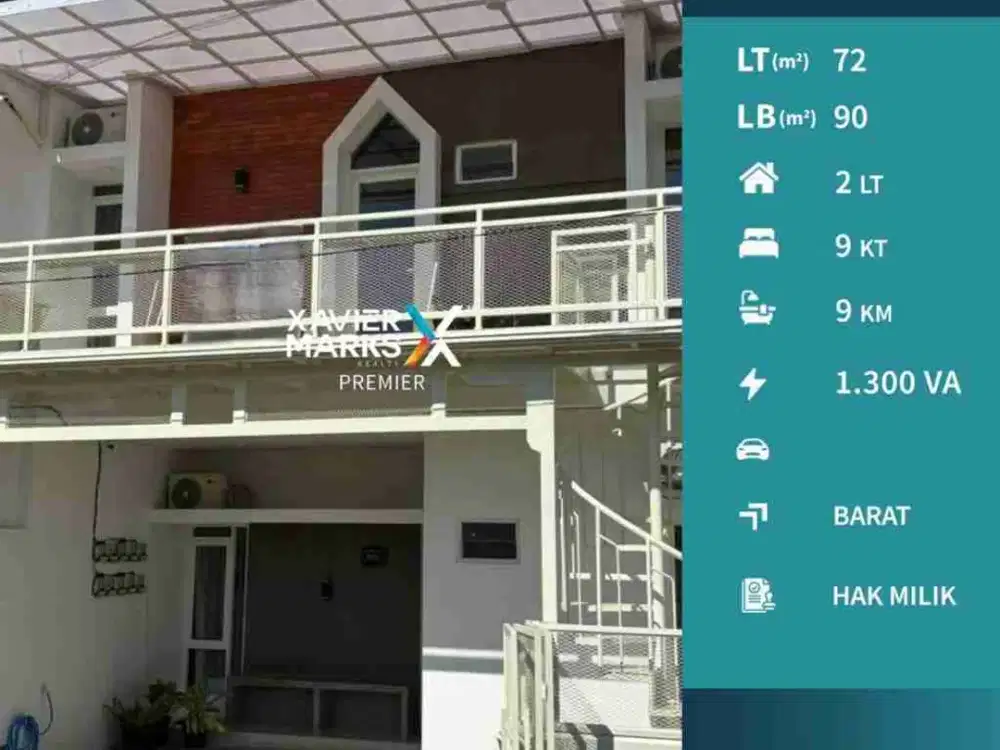 h064 Rumah Kost Exclusive Bangunan Baru Full Furnish dan Siap Beroperasional