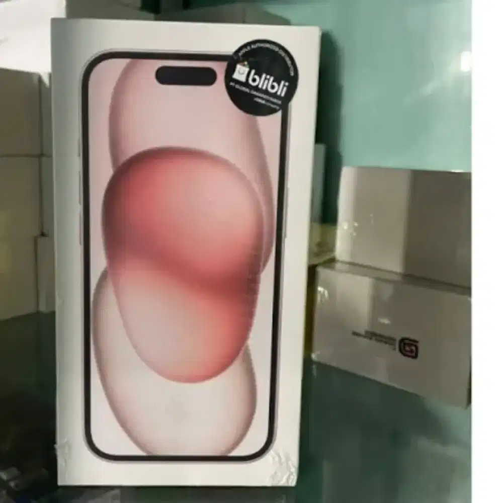 Iphone 15 pink BNIB garansi resmi tam ibox gdn blibli