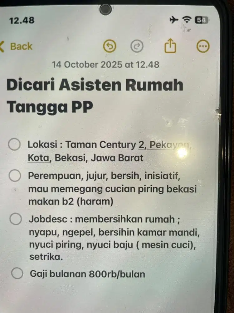 Asisten Rumah Tangga (PP)