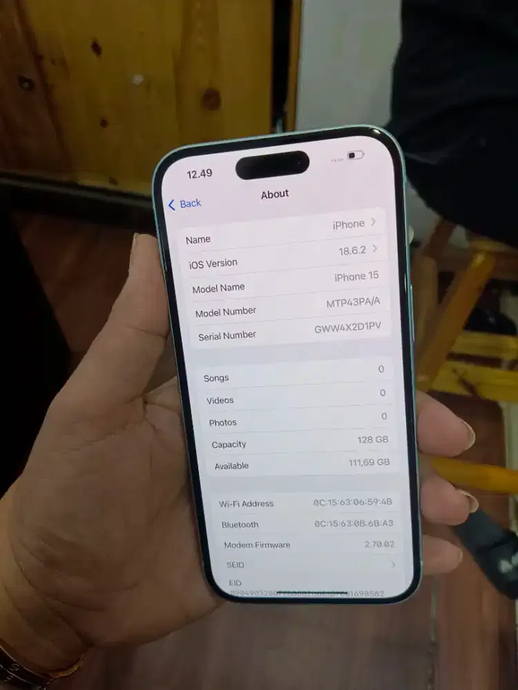iphone 15 128 ex ibox