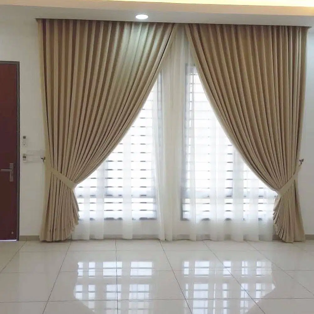 Menerima Tirai Gorden Jendela Gordyn Mewah Hordeng Terbaru Murah
