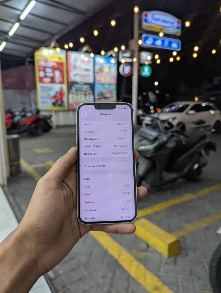 Iphone 13 128 starlight resmi blibli