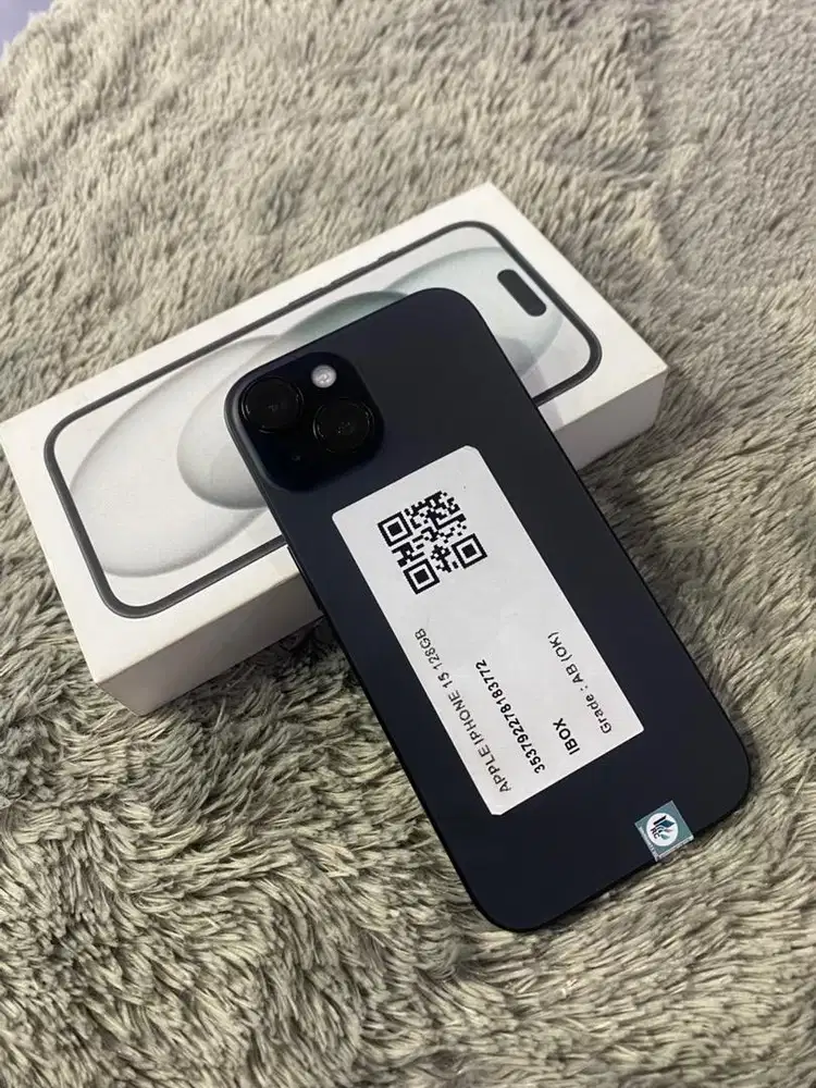 Iphone 15 128gb ibox fullset mulus