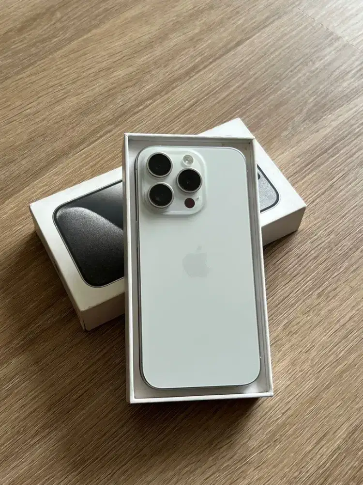 Iphone 15 pro 128 ex IBOX bh 92 silver like new fullset ori